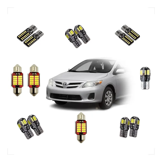 Kit De Lâmpadas Canbus Internas Toyota Corolla 2011 2012