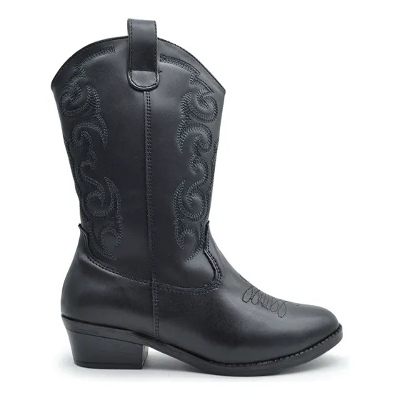 Bota Para Mujer Botin Tex Vaquera Ecomomicas Tacon Bajo