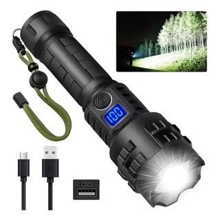 Linterna 100000 Lumen Linternas Tácticas Recargables Linterna 100000 Lumen Linternas Tácticas Recargables