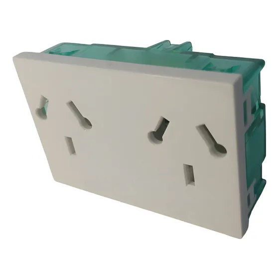 Modulo Toma Doble Combinado Blanco Cambre Siglo Xxi / Xxii