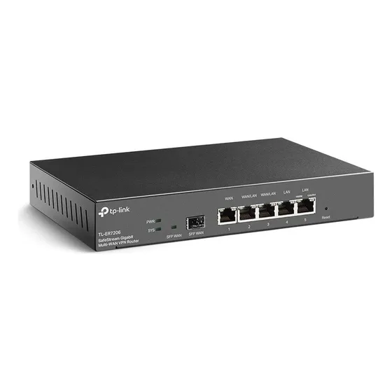 Router TP-Link Omada TL-ER7206 V1 negro 100V/240V