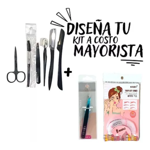 Kit Profesional Para Cejas Con Plantilla Sagui