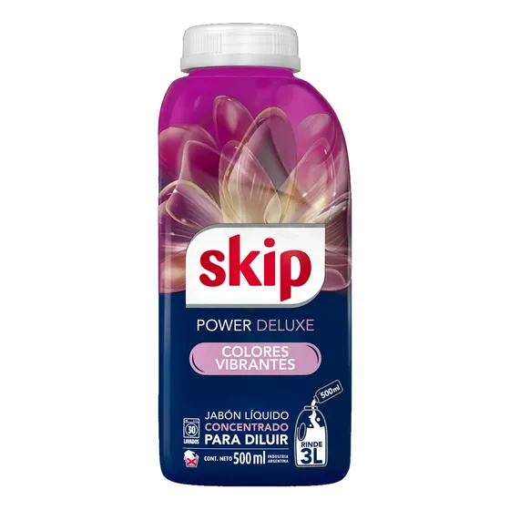 Skip Power Deluxe Jabon Liquido Concentrado Para Diluir