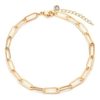 Mevecco - Pulsera De Perlas Pequenas, Chapada En Oro De 14 Q Mevecco - Pulsera De Perlas Pequenas, Chapada En Oro De 14 Q