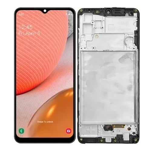 Tela Frontal Display Compatível A32 4g A325m Oled Com Aro