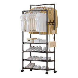 Rack Organizador Doble Para Ropa Perchero Closet Puede Mover Rack Organizador Doble Para Ropa Perchero Closet Puede Mover