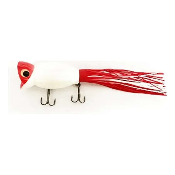 Señuelo Spinit Pop 50 Mm 11 Gr Pesca Tarariras Color Bla/roj
