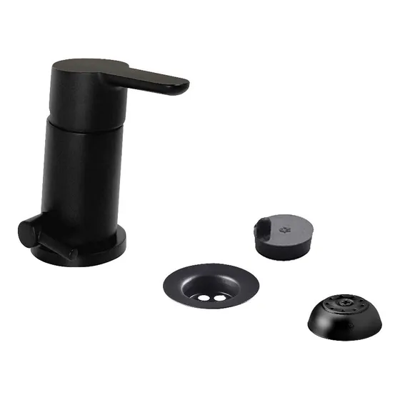 Grifería De Bidet Monocomando Fv Puelo Negra 189/b5ng