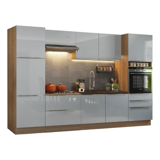 Cocina Integral Completa Modular Madesa Lux 320cm Mg 03