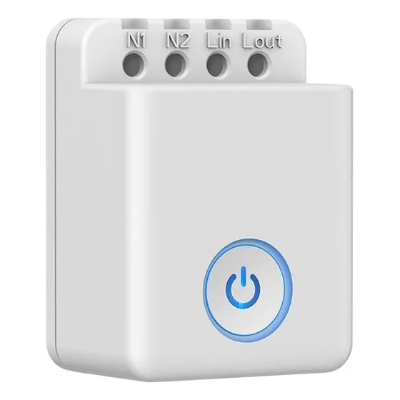 Interruptor Wifi Bestcon/broadlink Mcb1 Google Home Alexa Color Blanco