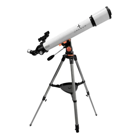 Telescópio Refrator 70mm Luneta Observação Astronômica 700mm Branco