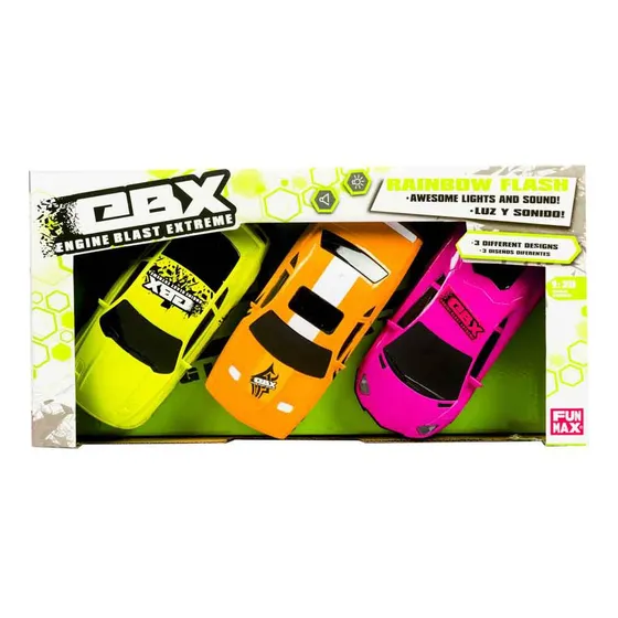 Vehículo Ebx A Fricción Pack X 3 Und