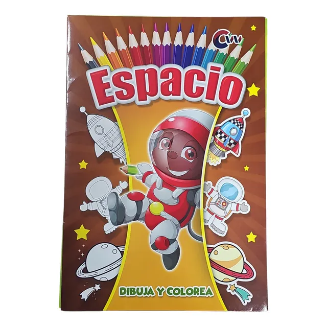 Libro Gigante Para Colorear. Incluye Dos Páginas De Stickers