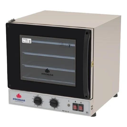 Forno Elétrico 4 Esteiras + Mesa Suporte Fast Oven Prp004 Cor Preto 220v 220v