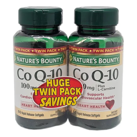Suplemento Nature's Bounty Coq10, Paquete Doble De 100 Mg, 6