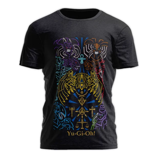Remera Yu-gi-oh! Anime Cartas Monstruos Estampada