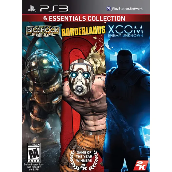 2k Essentials BioShock - Borderlands - XCOM: Enemy Unknown PS3