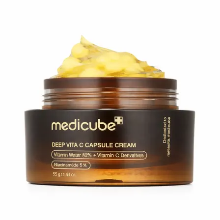 Medicube Deep Vitamin C - Hidratante Facial Golden Alivice Coreia - 55g Momento De Aplicação Dia/noite Todo Tipo De Pele