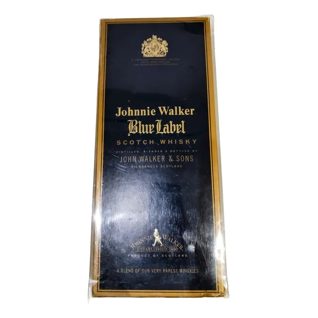 Botella Etiqueta Azul Johnnie Walker Blue Label