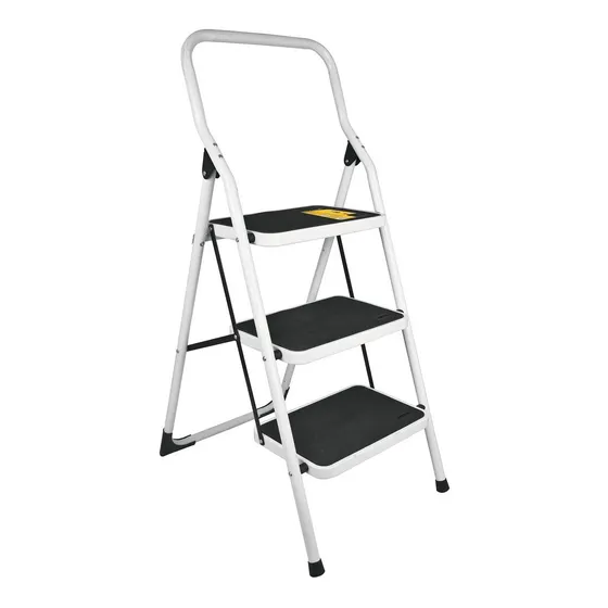 Escalera Tubular, Plegable, 3 Peldaños, Pretul Pretul