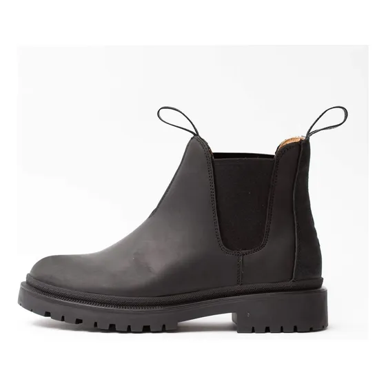 Botin Renox Original 2 Negro Rústico Mujer Impermeable