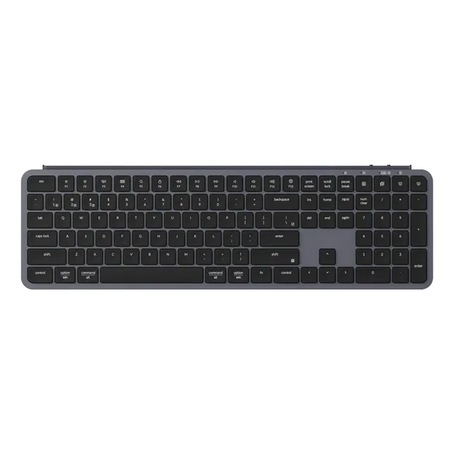 Teclado Inalámbrico Bt Ultra Slim Keychron B6 Pro Teclado Negro Idioma Inglés Internacional
