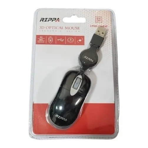 Mouse Rippa Optical Retráctil X5