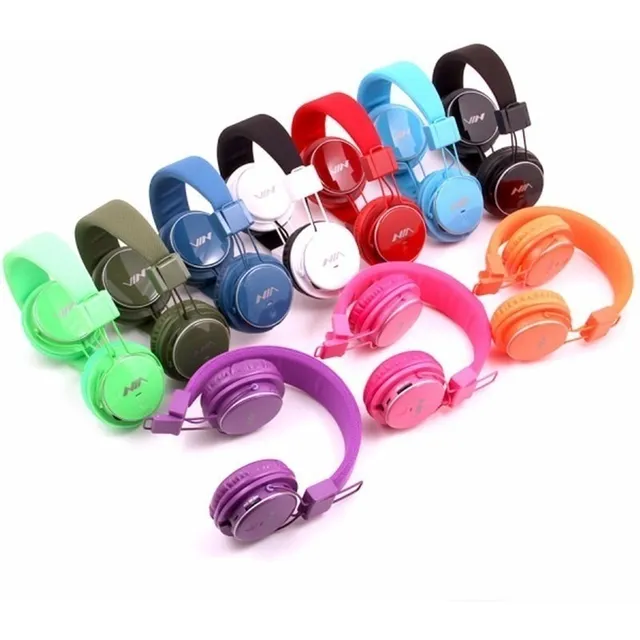Diadema Audifonos Nia Fm Sd Auxiliar Inalambricos Bluetooth