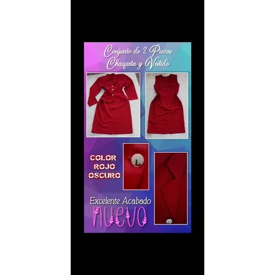 Conjuntos Para Dama Con Chaqueta. Nuevos.