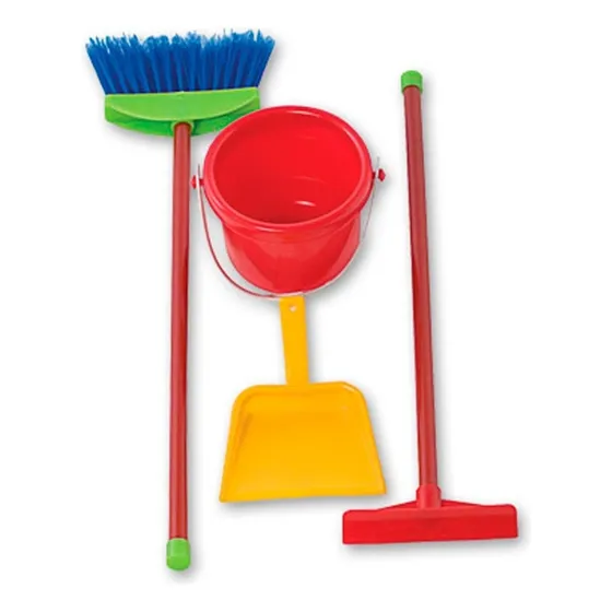 Set Limpieza Con Balde Duravit - Escoba Y Secador Juguete
