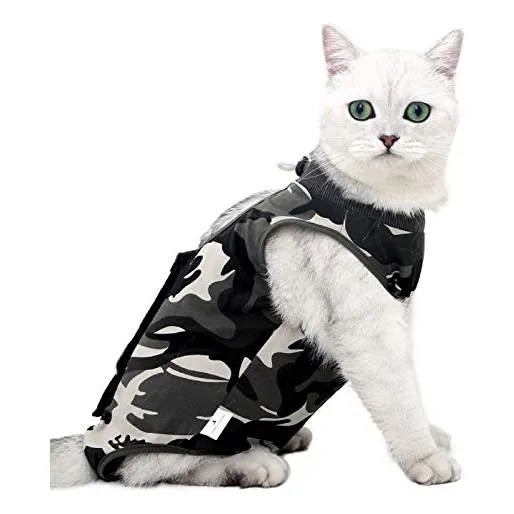 Lianzimau Traje De Recuperación De Cirugía Para Gatos