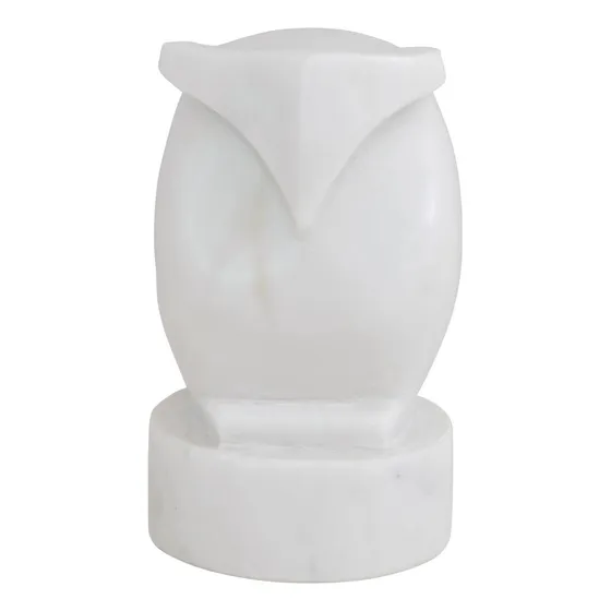 Portavela Diseño Buho Marmol 3  Largo X Ancho 5 