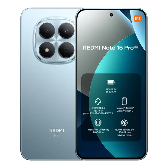 Redmi Note 15 Pro 5g Glacier Blue 8gb Ram 256gb Rom