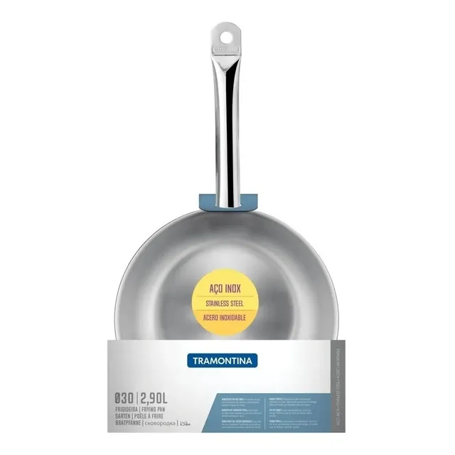 Sarten Acero Inoxidable Tramontina - Profesional 30 Cm