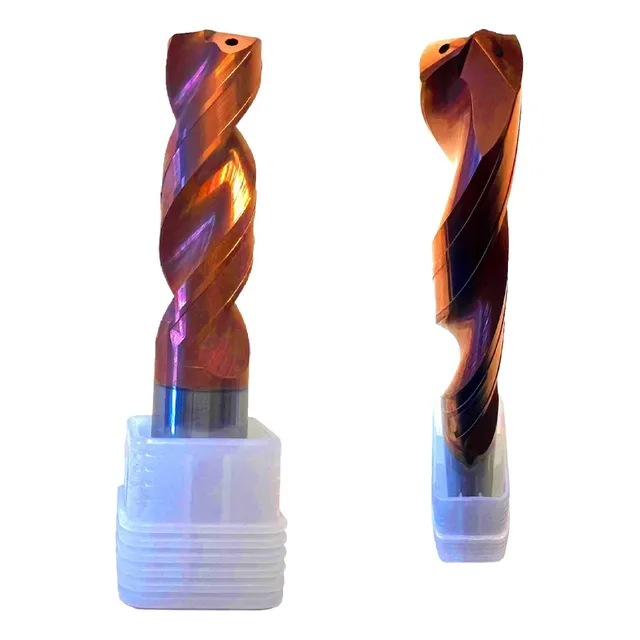 Mecha Metal Duro Ø14mm Revestida Con Lubricacion Drill