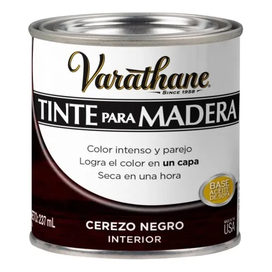 Tinte Para Madera Colores Clásicos 0,237 L Varathane Color Cerezo Negro