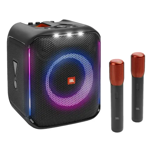Caixa de Som Portátil JBL PartyBox 100 com Bluetooth, 160W e Luzes