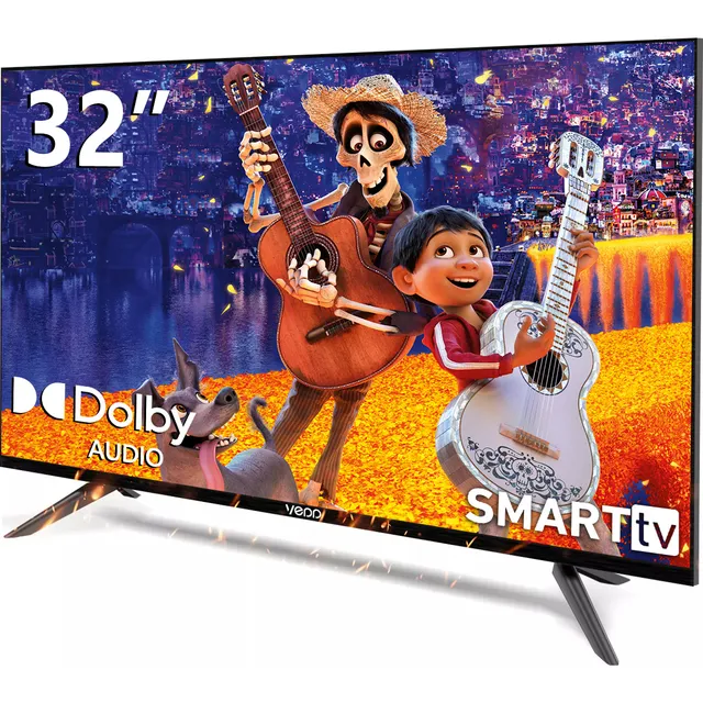 Vedd Smart TV Class 1080P Led de 32" Compatible Con Google Play Hulu Vudu YouTube Netflix Disney Fhd color Dolby Hdmi Android Ultra Hd Tb