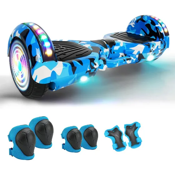 Hoverboard Con Música, Bluetooth Y Ruedas Luminosas