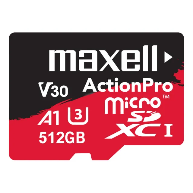 Tarjeta Microsd Maxell 512gb Uh-3 8k 100mb/s Nintendo Switch MCSD-512GB-A1
