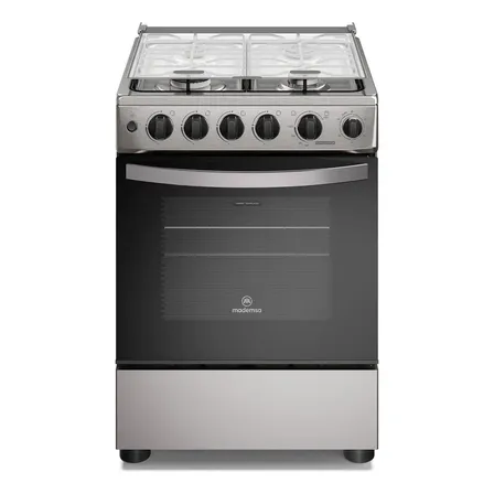 Cocina A Gas 4 Platos Horno Vapor Y Grill Fm4psc Inox