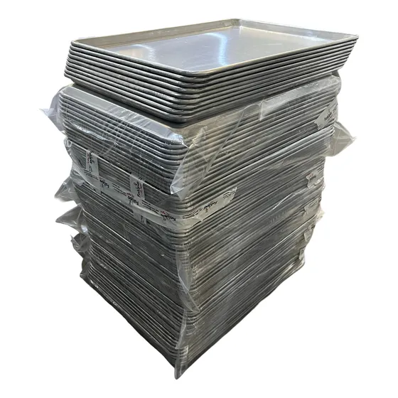 36 Bandejas Lisas Panaderas 45x65.
