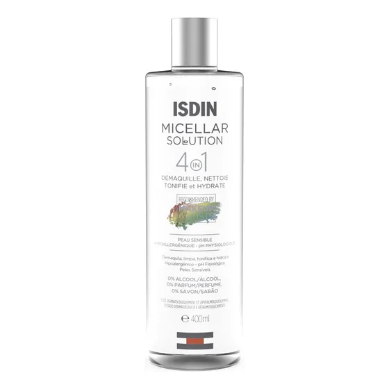Micellar Solution 4 En 1 Isdin 400 Ml Momento De Aplicación Día/noche Tipo De Piel Todo Tipo De Piel