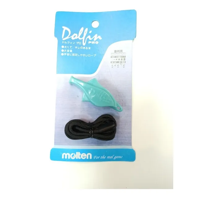 Silbato Pito Dolfin Delfín Para Árbitro Futbol Azul Agua 