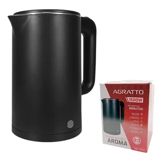 Chaleira Elétrica Agratto Aroma 1,8l Inox Preto 220v Chaleira Elétrica Agratto Aroma 1,8l Inox Preto 220v
