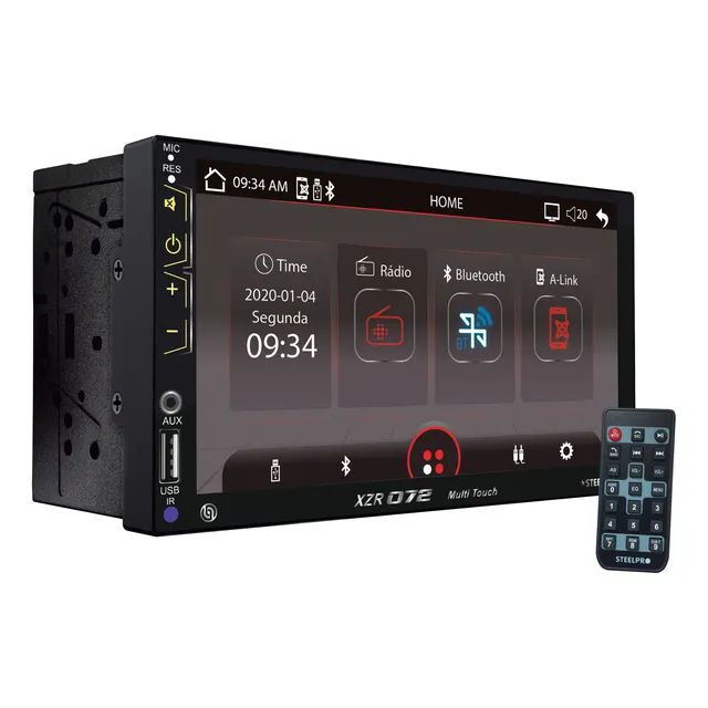 Autoestéreo Mirror Link Pantalla Táctil 7 Bluetooth Steelpro