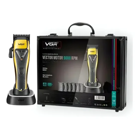 Máquina De Cortar Profissional Vgr V015 Motor Vector 9000