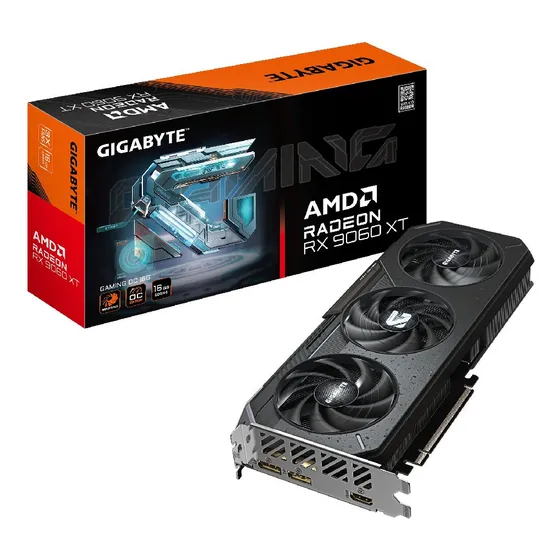 Placa De Video Gigabyte Rx9060xt Gaming Oc 16gb Gddr6 128bit