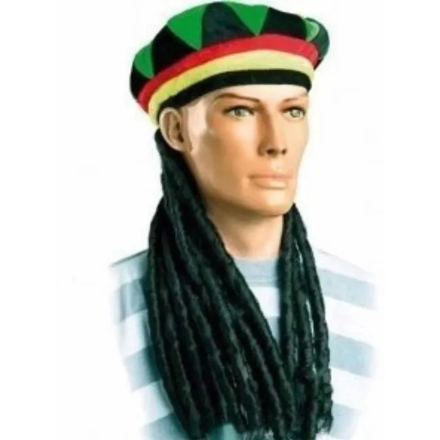 Peluca Rasta Con Gorra Hora Loca Rasta Rock Jamaica