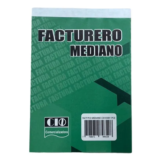Facturero Mediano X 50 Hojas